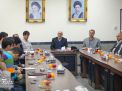 گزارش تصویری | جلسه هیات رئیسه با اعضای هیات علمی دانشکده مهندسی شیمی مواد 